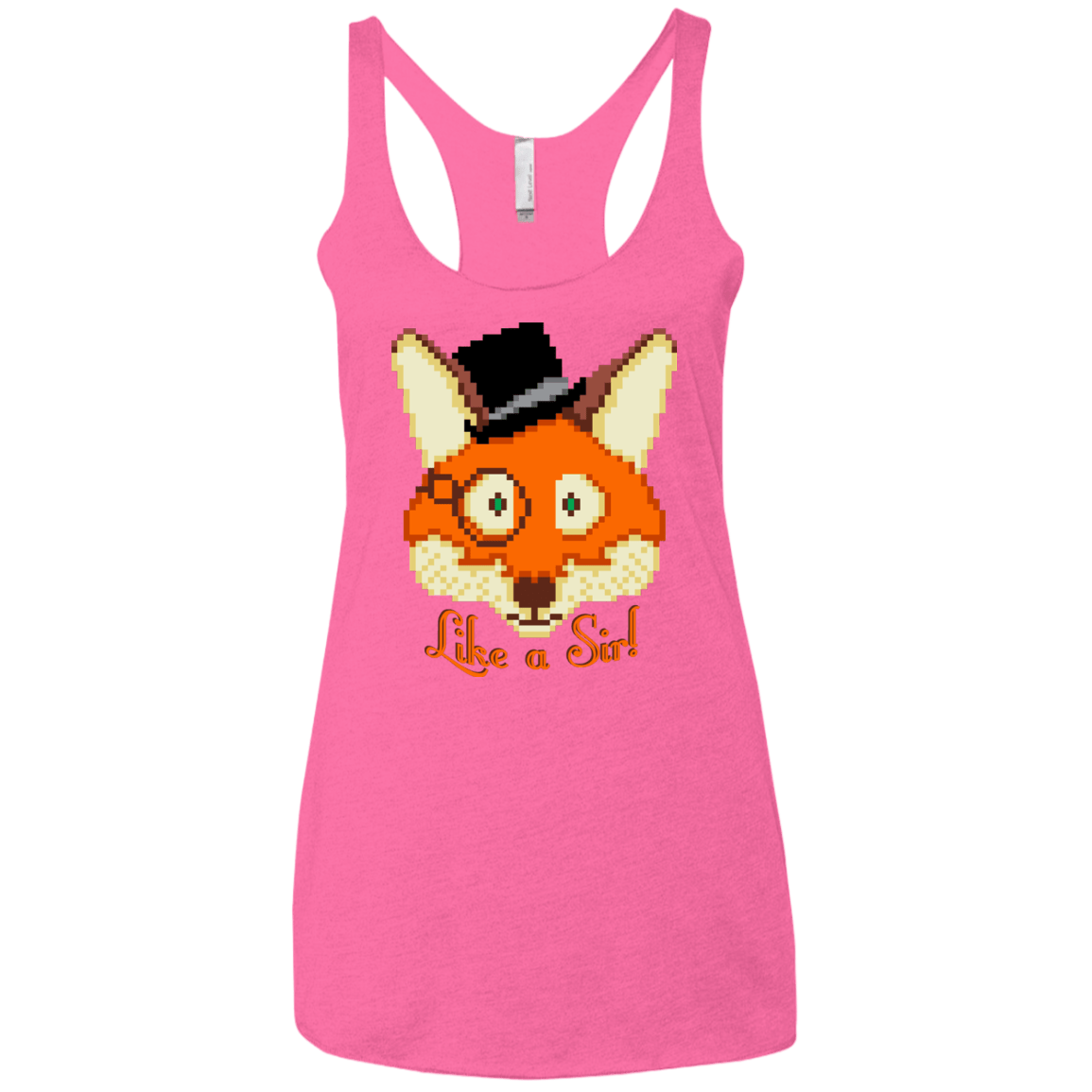 T-Shirts Vintage Pink / X-Small Like A Sir Women's Triblend Racerback Tank