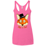 T-Shirts Vintage Pink / X-Small Like A Sir Women's Triblend Racerback Tank