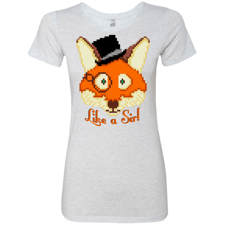 T-Shirts Heather White / S Like A Sir Women's Triblend T-Shirt