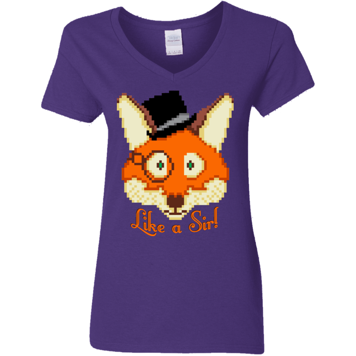 T-Shirts Purple / S Like A Sir Women's V-Neck T-Shirt