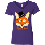 T-Shirts Purple / S Like A Sir Women's V-Neck T-Shirt