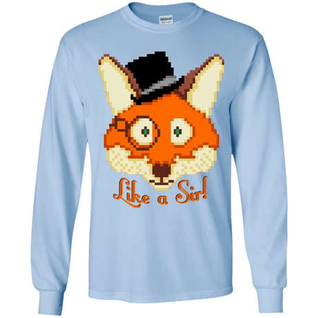 T-Shirts Light Blue / YS Like A Sir Youth Long Sleeve T-Shirt