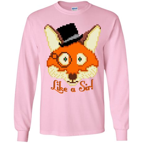 T-Shirts Light Pink / YS Like A Sir Youth Long Sleeve T-Shirt