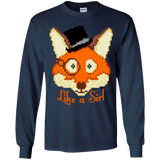 T-Shirts Navy / YS Like A Sir Youth Long Sleeve T-Shirt