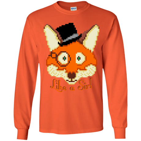 T-Shirts Orange / YS Like A Sir Youth Long Sleeve T-Shirt