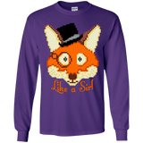 T-Shirts Purple / YS Like A Sir Youth Long Sleeve T-Shirt