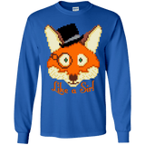 T-Shirts Royal / YS Like A Sir Youth Long Sleeve T-Shirt