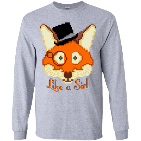 T-Shirts Sport Grey / YS Like A Sir Youth Long Sleeve T-Shirt