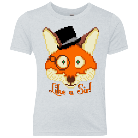 T-Shirts Heather White / YXS Like A Sir Youth Triblend T-Shirt