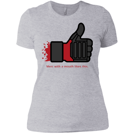 T-Shirts Heather Grey / X-Small Like Merc Women's Premium T-Shirt