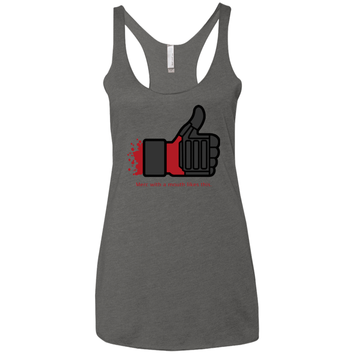 T-Shirts Premium Heather / X-Small Like Merc Women's Triblend Racerback Tank