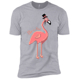 T-Shirts Heather Grey / YXS LikeASir Flamingo Boys Premium T-Shirt
