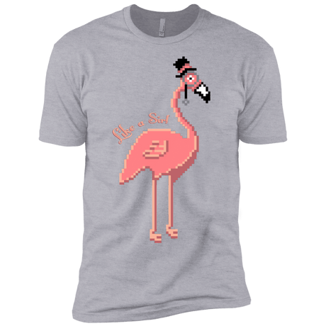 T-Shirts Heather Grey / YXS LikeASir Flamingo Boys Premium T-Shirt