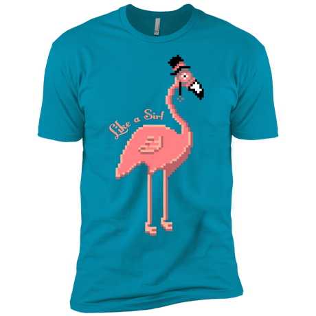 T-Shirts Turquoise / YXS LikeASir Flamingo Boys Premium T-Shirt