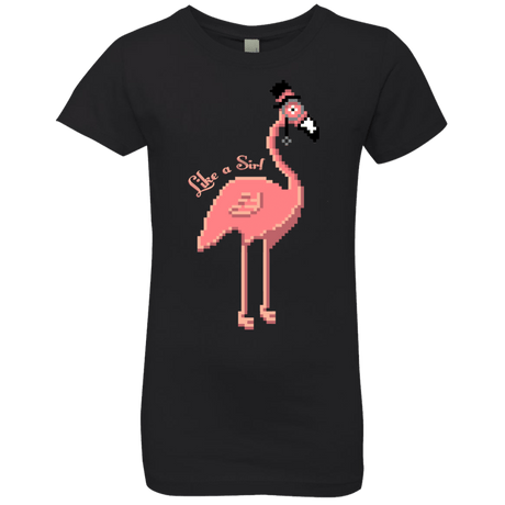 T-Shirts Black / YXS LikeASir Flamingo Girls Premium T-Shirt