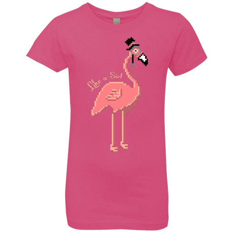 T-Shirts Hot Pink / YXS LikeASir Flamingo Girls Premium T-Shirt