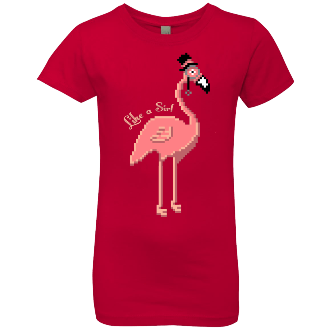 T-Shirts Red / YXS LikeASir Flamingo Girls Premium T-Shirt