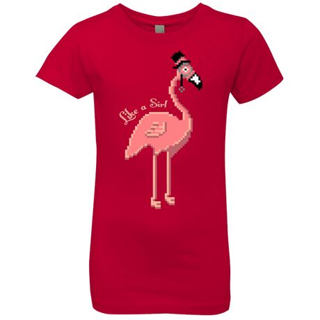 T-Shirts Red / YXS LikeASir Flamingo Girls Premium T-Shirt