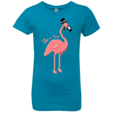 T-Shirts Turquoise / YXS LikeASir Flamingo Girls Premium T-Shirt