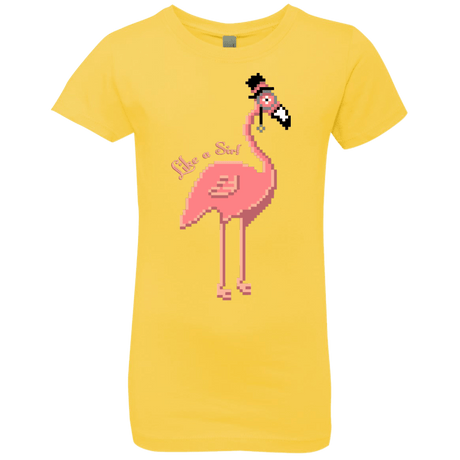 T-Shirts Vibrant Yellow / YXS LikeASir Flamingo Girls Premium T-Shirt