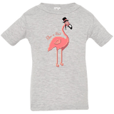 T-Shirts Heather Grey / 6 Months LikeASir Flamingo Infant Premium T-Shirt