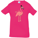 T-Shirts Hot Pink / 6 Months LikeASir Flamingo Infant Premium T-Shirt