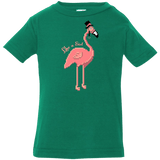 T-Shirts Kelly / 6 Months LikeASir Flamingo Infant Premium T-Shirt