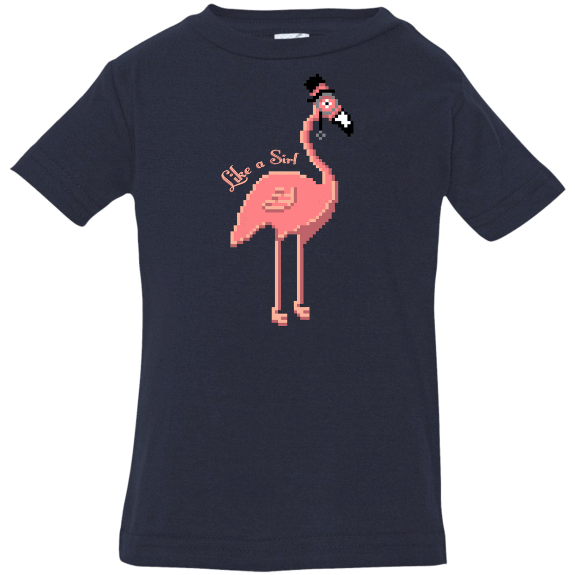 T-Shirts Navy / 6 Months LikeASir Flamingo Infant Premium T-Shirt
