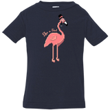 T-Shirts Navy / 6 Months LikeASir Flamingo Infant Premium T-Shirt