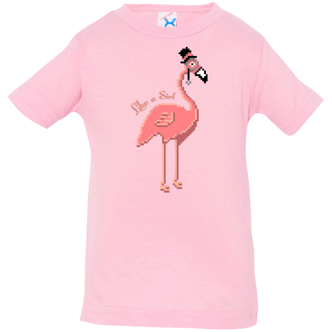 T-Shirts Pink / 6 Months LikeASir Flamingo Infant Premium T-Shirt