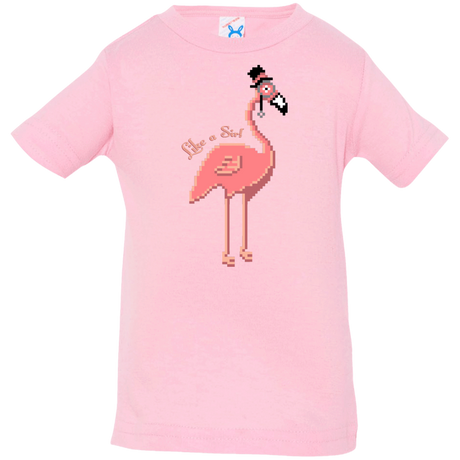 T-Shirts Pink / 6 Months LikeASir Flamingo Infant Premium T-Shirt