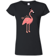 T-Shirts Black / S LikeASir Flamingo Junior Slimmer-Fit T-Shirt