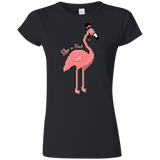 T-Shirts Black / S LikeASir Flamingo Junior Slimmer-Fit T-Shirt