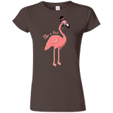 T-Shirts Dark Chocolate / S LikeASir Flamingo Junior Slimmer-Fit T-Shirt