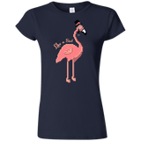 T-Shirts Navy / S LikeASir Flamingo Junior Slimmer-Fit T-Shirt