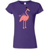 T-Shirts Purple / S LikeASir Flamingo Junior Slimmer-Fit T-Shirt