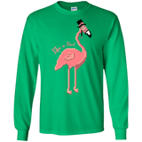 T-Shirts Irish Green / S LikeASir Flamingo Men's Long Sleeve T-Shirt