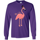 T-Shirts Purple / S LikeASir Flamingo Men's Long Sleeve T-Shirt