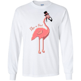 T-Shirts White / S LikeASir Flamingo Men's Long Sleeve T-Shirt