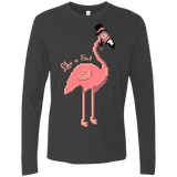 T-Shirts Heavy Metal / S LikeASir Flamingo Men's Premium Long Sleeve