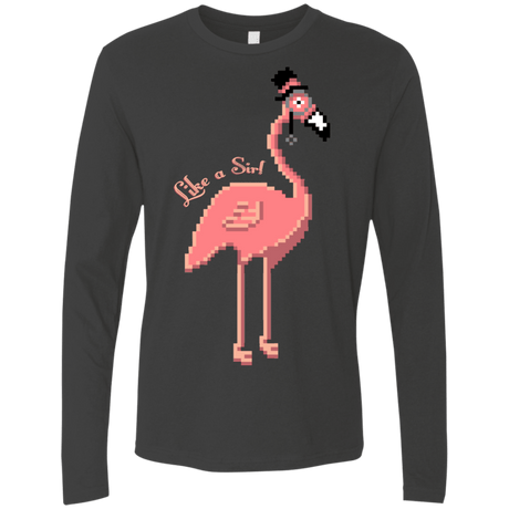 T-Shirts Heavy Metal / S LikeASir Flamingo Men's Premium Long Sleeve