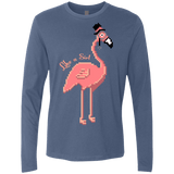 T-Shirts Indigo / S LikeASir Flamingo Men's Premium Long Sleeve