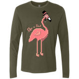 T-Shirts Military Green / S LikeASir Flamingo Men's Premium Long Sleeve