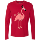 T-Shirts Red / S LikeASir Flamingo Men's Premium Long Sleeve
