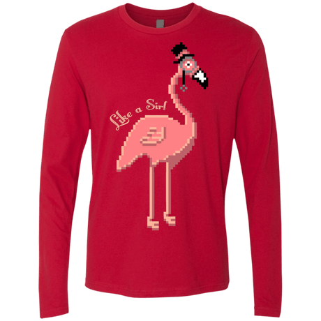T-Shirts Red / S LikeASir Flamingo Men's Premium Long Sleeve
