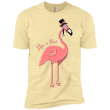 T-Shirts Banana Cream / X-Small LikeASir Flamingo Men's Premium T-Shirt
