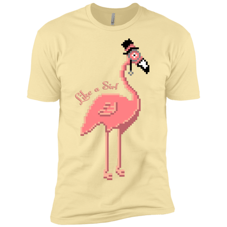 T-Shirts Banana Cream / X-Small LikeASir Flamingo Men's Premium T-Shirt