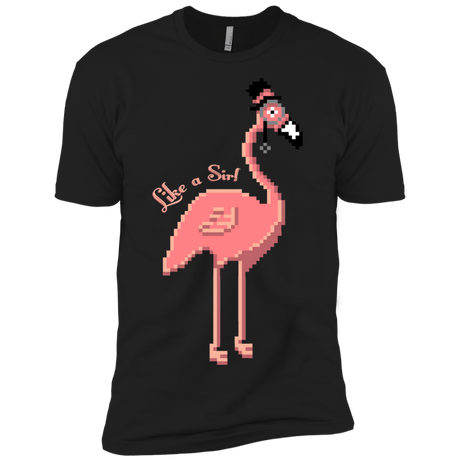 T-Shirts Black / X-Small LikeASir Flamingo Men's Premium T-Shirt