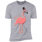T-Shirts Heather Grey / X-Small LikeASir Flamingo Men's Premium T-Shirt