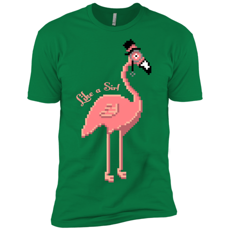 T-Shirts Kelly Green / X-Small LikeASir Flamingo Men's Premium T-Shirt